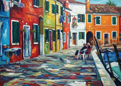 Cromatismi e Quiete a Burano
