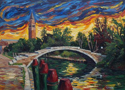 Il Ponte del Diavolo al Crepuscolo